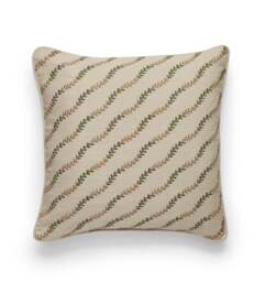 OKA, Delen Leaf Cushion Cover - Eau de Nil/Bronze, Cushion Cover - thumbnail 2
