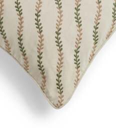 OKA, Delen Leaf Cushion Cover - Eau de Nil/Bronze, Cushion Cover - thumbnail 1