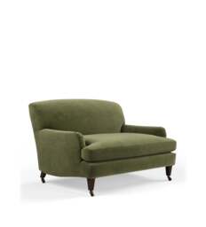 OKA, Coleridge Velvet 2-Seater Sofa - Spruce, Sofa - thumbnail 2