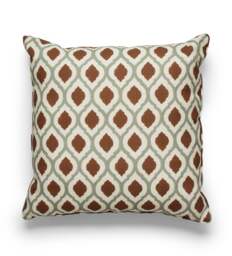 OKA, Chadhana Cushion Cover - Warm Red/Dark Seafoam, Cushion Cover - thumbnail 2