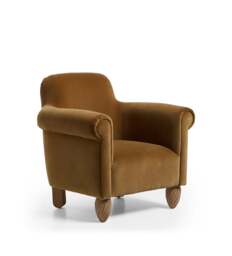 OKA, Rupert Velvet Armchair - Fawn, Armchair - thumbnail 2