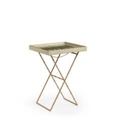 OKA, Capablanca Games Table - Green/Gold, Side Table - thumbnail 2