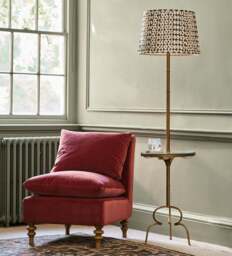 OKA, Briallen Floor Lamp Base - Antique Brass, Floor Lamp - thumbnail 1
