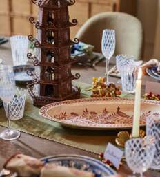 OKA, Elias Table Runner - Spruce, Runner - thumbnail 1