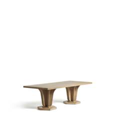 OKA, Allegro Rectangular Dining Table - Medium - Weathered Oak, Dining Table - thumbnail 2