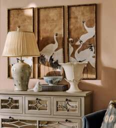 OKA, Archibald Pleated Lampshade 50cm - Oyster, Lampshade - thumbnail 1