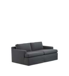 OKA, COVER ONLY - Beale Clever Linen Loose Cover for 2-Seater Sofa - Anthracite, MTO Sofa Loose Cover - thumbnail 2