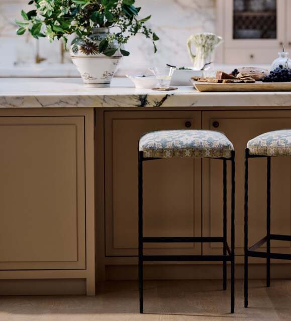 OKA, Abellona Bar Stool - Kirmani Green, Bar Stool - image 1