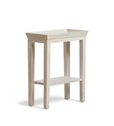 OKA, Gustavian Sofa Side Table - Washed Grey, Side Table - thumbnail 2