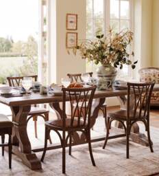 OKA, Conisbrough Dining Table - Grey, Dining Table