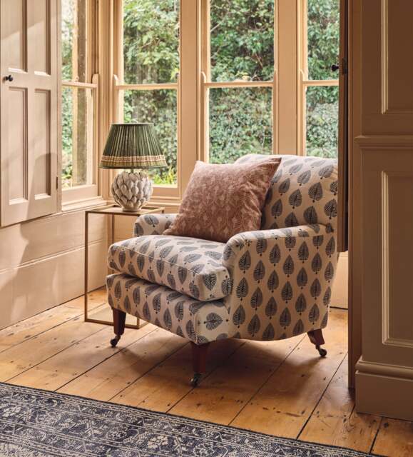 OKA, Coleridge Ocellus Linen Armchair - Natural, Armchair - image 1