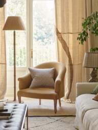 OKA, Hirkani Dot Cushion Cover - Dirty Orange, Cushion Cover - thumbnail 1
