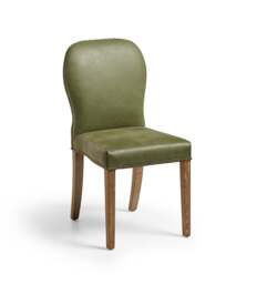 OKA, Stafford Leather Dining Chair - Spruce, Dining Chair - thumbnail 2