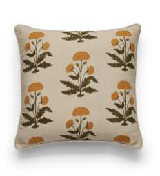 OKA, Imber Poppy Cushion Cover - Indian Yellow, Cushion Cover - thumbnail 2