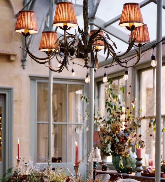 OKA, Saras Chandelier - Verdigris, Ceiling Light - image 1