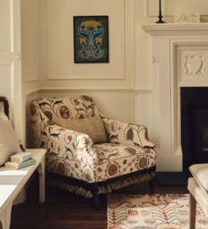 OKA, Tarma Sheki Cotton Armchair - Olive, Armchair - thumbnail 1