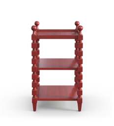 OKA, Huxley Side Table - Brushed Red, Side Table - thumbnail 2