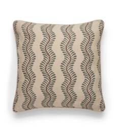 OKA, Woodchester Vine Cushion Cover - Dark Seafoam, Cushion Cover - thumbnail 2