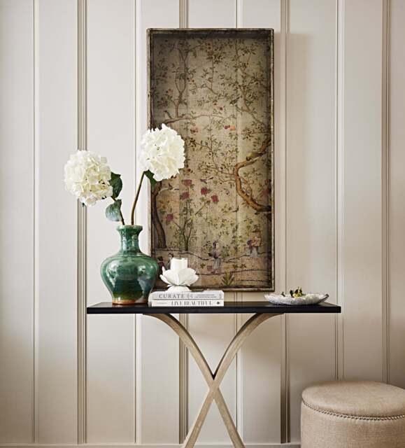 OKA, Hokkaido Wall Art Panels - Set of Four - Distressed Green, Wall Art - image 1