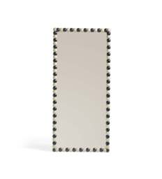OKA, Bobina Floor-Standing Mirror - Vellum/Distressed Black, Wall Mirror - thumbnail 2