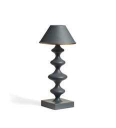 OKA, Minerva Wireless Table Lamp and Shade - Antique Grey, Table Lamp - thumbnail 2