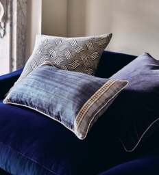 OKA, Longshan Cushion Cover - Heron Blue, Cushion Cover - thumbnail 1