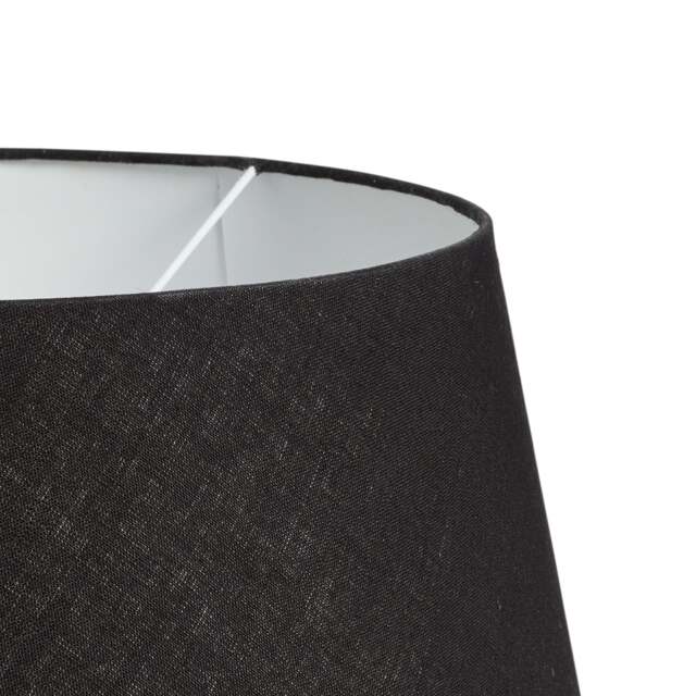 OKA, Drum Linen Lampshade 35cm - Black, Lampshade - image 1