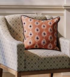 OKA, Ocellus Cushion Cover - Burnt Umber, Cushion Cover - thumbnail 1