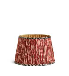 OKA, Roa Silk Pleated Lampshade 35cm - Vermillion Red, Lampshade - thumbnail 2