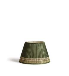OKA, Longshan Silk Pleated Lampshade 35cm - Grey Green, Lampshade - thumbnail 2
