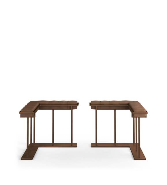 OKA, Berenson Leather Fire Fenders Pair - Dark Vellum, Fire Screen - image 1