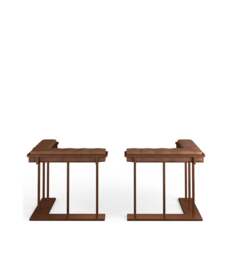 OKA, Berenson Leather Fire Fenders Pair - Dark Vellum, Fire Screen - thumbnail 2