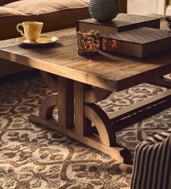 OKA, Tempus Coffee Table - Natural Recycled Elm, Coffee Table - image 1