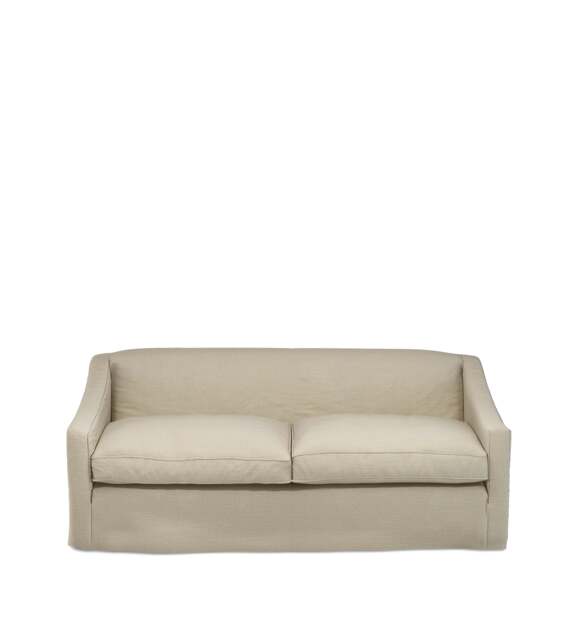 OKA, COVER ONLY - Egerton Clever Linen Loose Cover for 3-Seater Sofa - Dove, MTO Sofa Loose Cover - image 1
