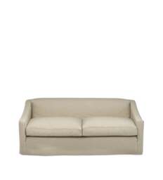 OKA, COVER ONLY - Egerton Clever Linen Loose Cover for 3-Seater Sofa - Dove, MTO Sofa Loose Cover - thumbnail 1