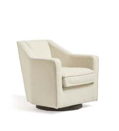 OKA, George Bouclé Swivel Armchair - Almond, Armchair - thumbnail 2