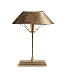 OKA, Grisewood Table Lamp & Shade - Rubbed Bronze, Table Lamps
