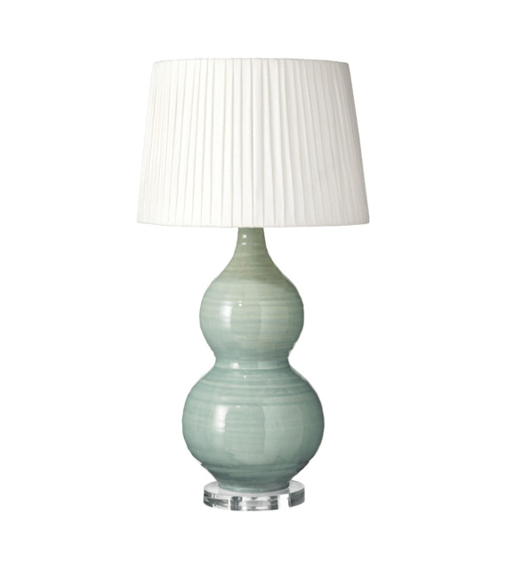 OKA, Hulu Table Lamp Base - Celadon, Table Lamps, Ceramic