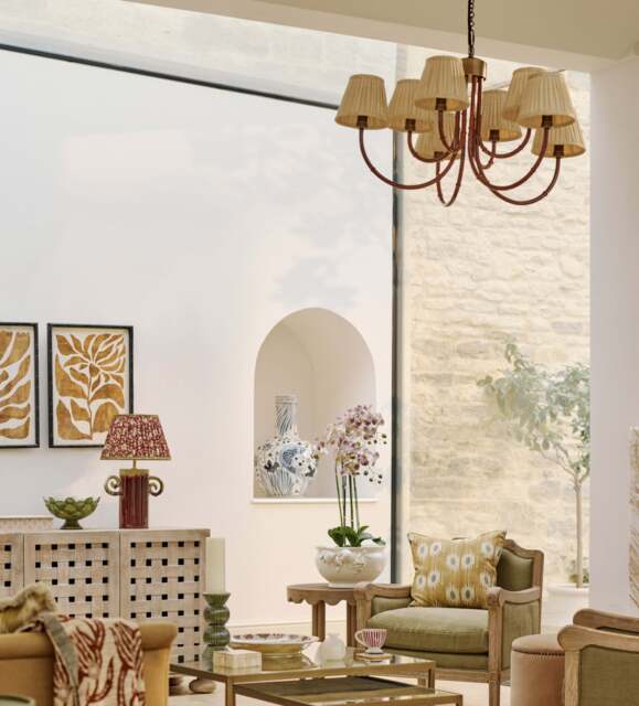 OKA, Rutila Chandelier - Earthy Red, Ceiling Light - image 1
