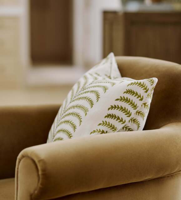OKA, Areca Cushion Cover - Dirty Lime, Cushion Cover - image 1