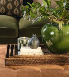 OKA, Decorative Pomegranate - Verdigris, Ornament