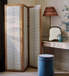 OKA, Small Areca Screen - Weathered Oak, Fire Screen
