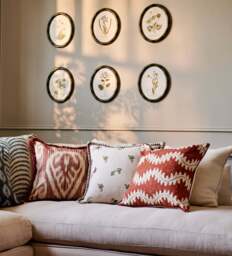 OKA, Lahar Cushion Cover - Earthy Red, Cushion Cover