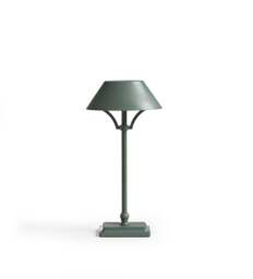 OKA, Mini Grisewood Wireless Table Lamp and Shade - Dark Seafoam, Table Lamp - thumbnail 2
