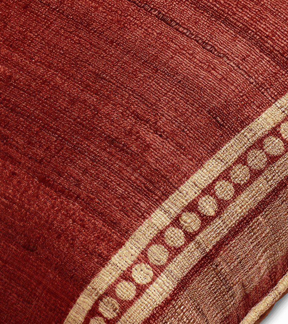 OKA, Longshan Cushion Cover Blood Orange, Cushion Covers, Silk