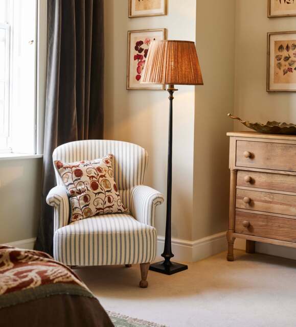 OKA, Evangeline Linen Armchair - Sapphire, Armchair - image 1