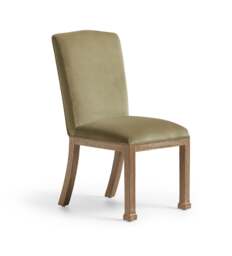OKA, Anwen Velvet Dining Chair - Lichen, Dining Chair - thumbnail 2