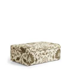 OKA, Khurshid Upholstered Storage Ottoman - Green, Ottoman - thumbnail 2