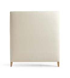 OKA, Piped Upholstered Headboard - High Rise, King Size - Natural, Headboard - thumbnail 2
