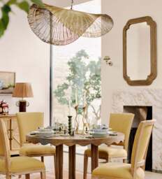 OKA, Hambling Wall Mirror - Natural, Wall Mirror